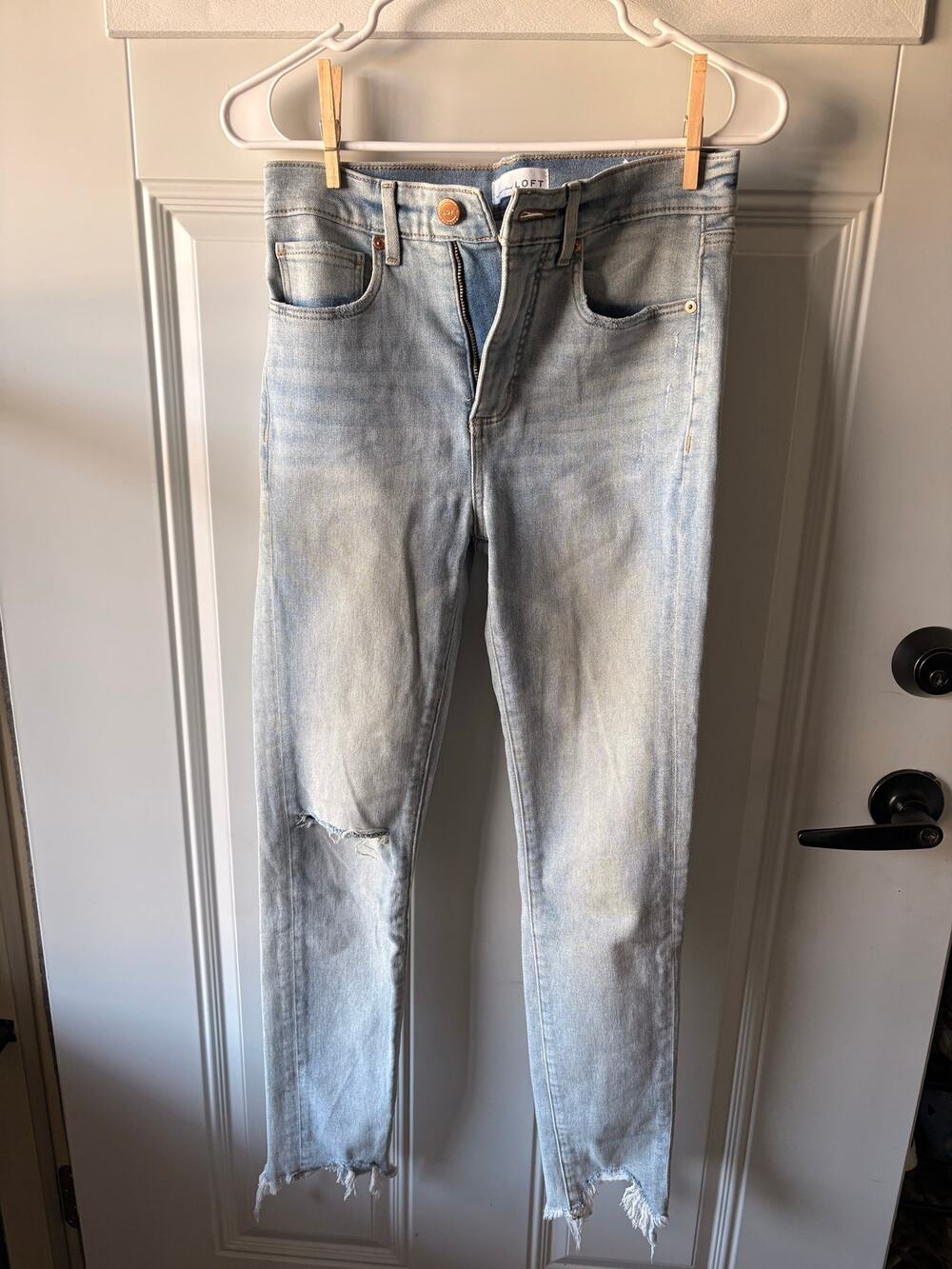 Loft High Waist Skinny Jeans